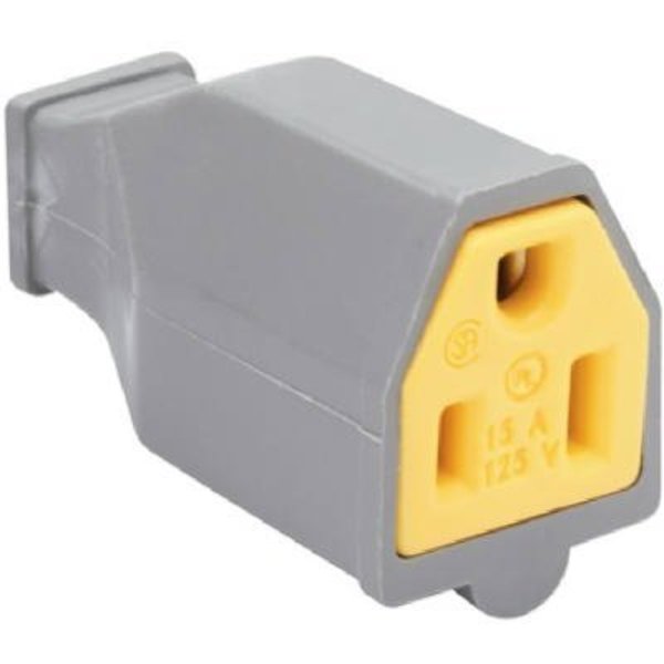 Pass & Seymour 15A 125V Gry Connector SA993GRYCC10